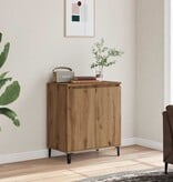 VidaXL Dressoir 60x35x70 cm bewerkt hout artisanaal eikenkleur