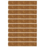 VidaXL Gazonranden 10 stuks 15x103 cm flexibel cortenstaal