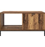 VidaXL Salontafel Oud hout 90 x 49 x 46 cm Bewerkt hout