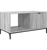VidaXL Salontafel Grijs sonoma 90 x 49 x 46 cm Bewerkt hout