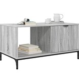 VidaXL Salontafel Grijs sonoma 90 x 49 x 46 cm Bewerkt hout