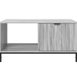 VidaXL Salontafel Grijs sonoma 90 x 49 x 46 cm Bewerkt hout