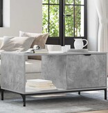 VidaXL Salontafel Betongrijs 90 x 49 x 46 cm Bewerkt hout