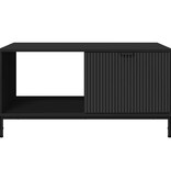 VidaXL Salontafel Zwart 90 x 49 x 46 cm Bewerkt hout