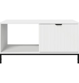 VidaXL Salontafel Wit 90 x 49 x 46 cm Bewerkt hout