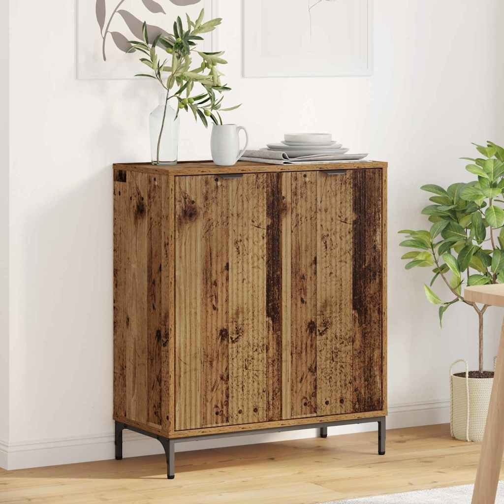 VidaXL Dressoir Oud hout 69.5 x 33 x 82 cm Bewerkt hout