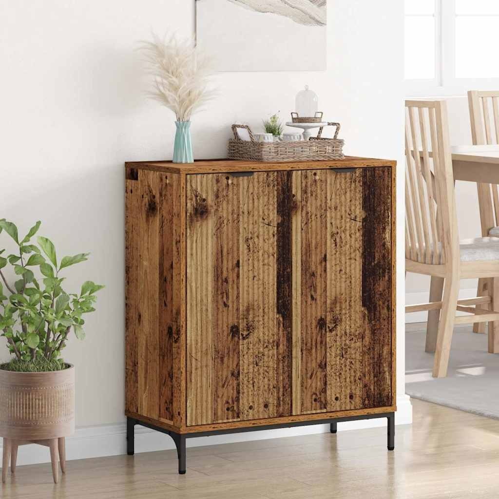VidaXL Dressoir Oud hout 69.5 x 33 x 82 cm Bewerkt hout