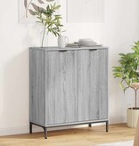 VidaXL Dressoir Grijs sonoma 69.5 x 33 x 82 cm Bewerkt hout