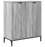 VidaXL Dressoir Grijs sonoma 69.5 x 33 x 82 cm Bewerkt hout