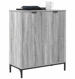 VidaXL Dressoir Grijs sonoma 69.5 x 33 x 82 cm Bewerkt hout