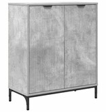 VidaXL Dressoir Betongrijs 69.5 x 33 x 82 cm Bewerkt hout