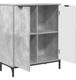 VidaXL Dressoir Betongrijs 69.5 x 33 x 82 cm Bewerkt hout
