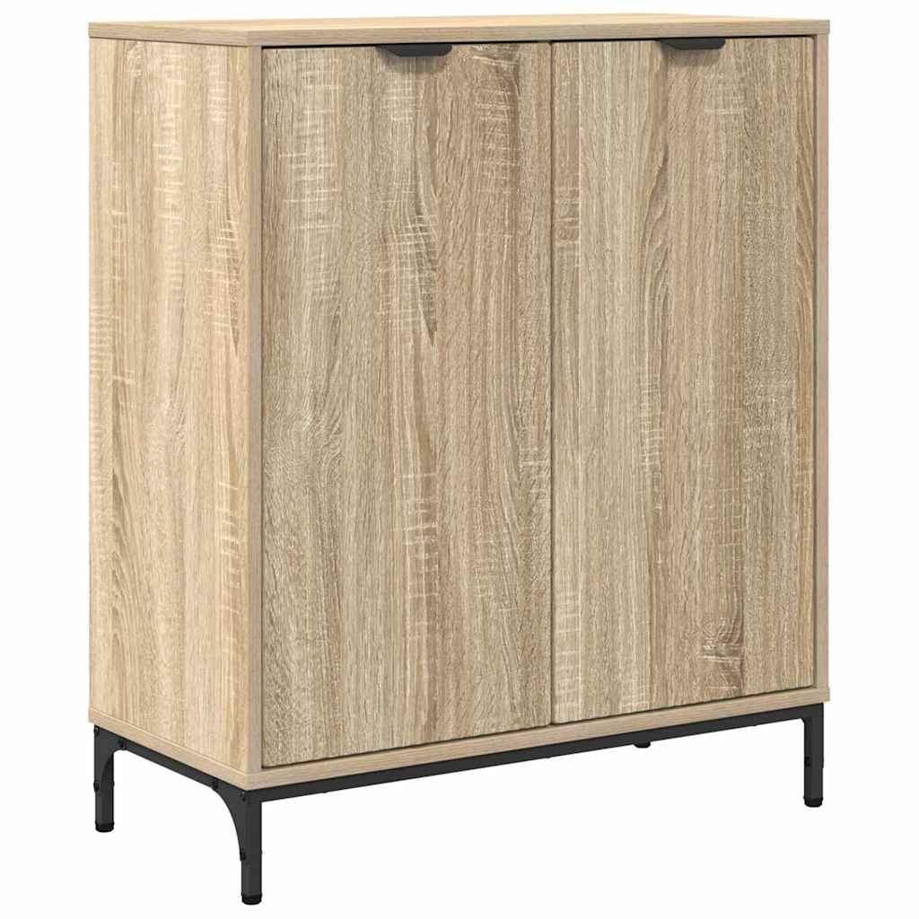VidaXL Dressoir Sonoma eiken 69.5 x 33 x 82 cm Bewerkt hout