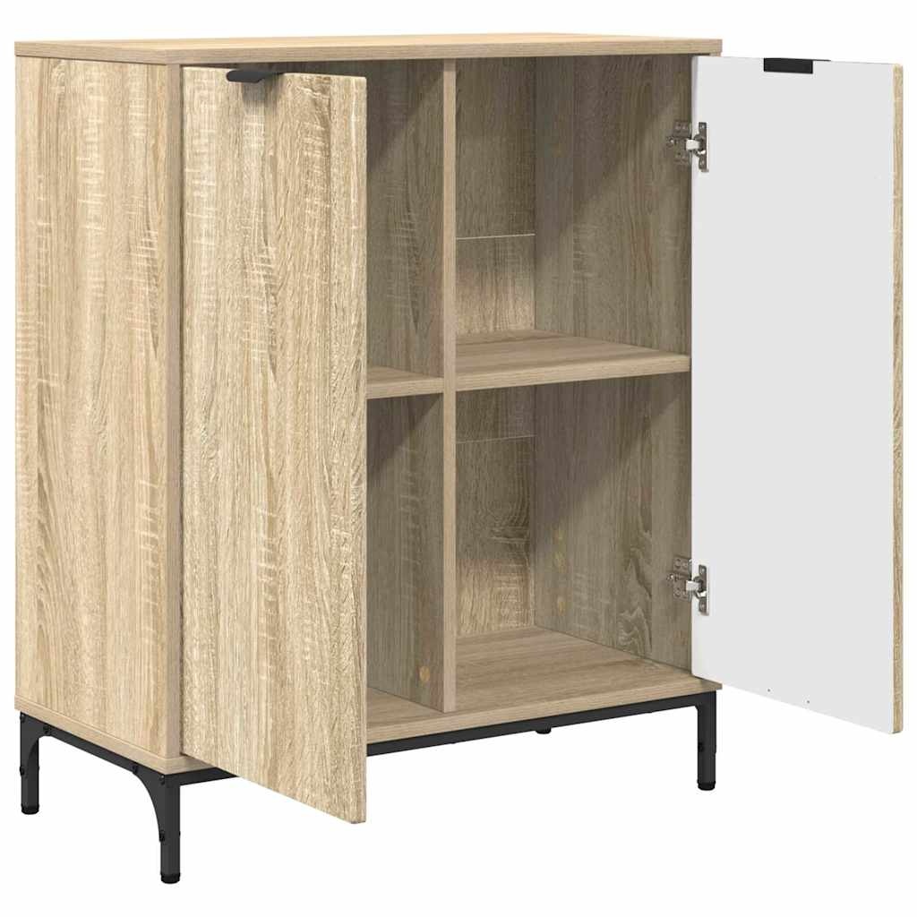 VidaXL Dressoir Sonoma eiken 69.5 x 33 x 82 cm Bewerkt hout