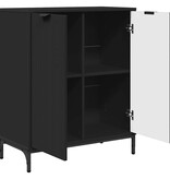 VidaXL Dressoir Zwart 69.5 x 33 x 82 cm Bewerkt hout