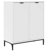 VidaXL Dressoir Wit 69.5 x 33 x 82 cm Bewerkt hout