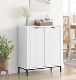 VidaXL Dressoir Wit 69.5 x 33 x 82 cm Bewerkt hout