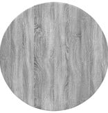 VidaXL Tafelblad Grijs sonoma 80 x 80 x 1.5 cm Bewerkt hout