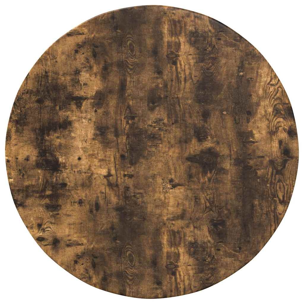 VidaXL Tafelblad Gerookt eiken 80 x 80 x 1.5 cm Bewerkt hout