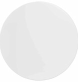 VidaXL Tafelblad Hoogglans wit 80 x 80 x 1.5 cm Bewerkt hout