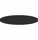 VidaXL Tafelblad Zwart 80 x 80 x 1.5 cm Bewerkt hout