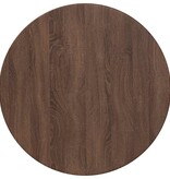 VidaXL Tafelblad bruin eikenkleur 70 x 70 x 1.5 cm Bewerkt hout
