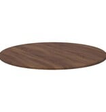 VidaXL Tafelblad bruin eikenkleur 70 x 70 x 1.5 cm Bewerkt hout