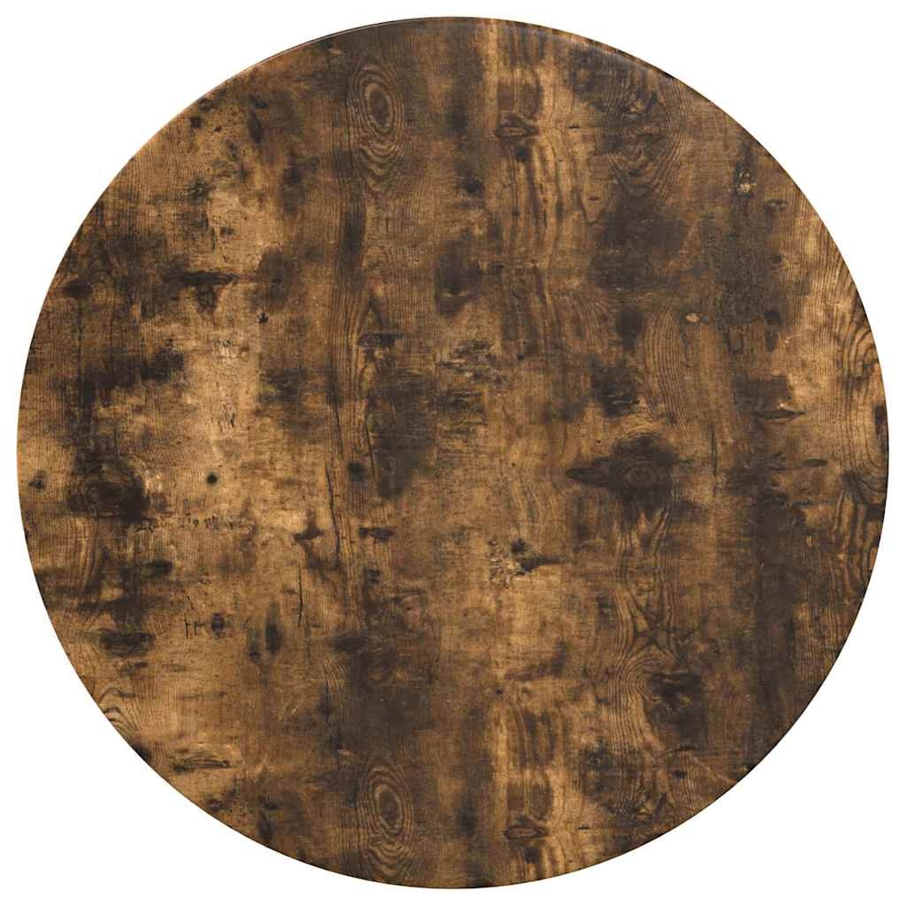 VidaXL Tafelblad Gerookt eiken 70 x 70 x 1.5 cm Bewerkt hout