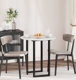 VidaXL Tafelblad Hoogglans wit 70 x 70 x 1.5 cm Bewerkt hout