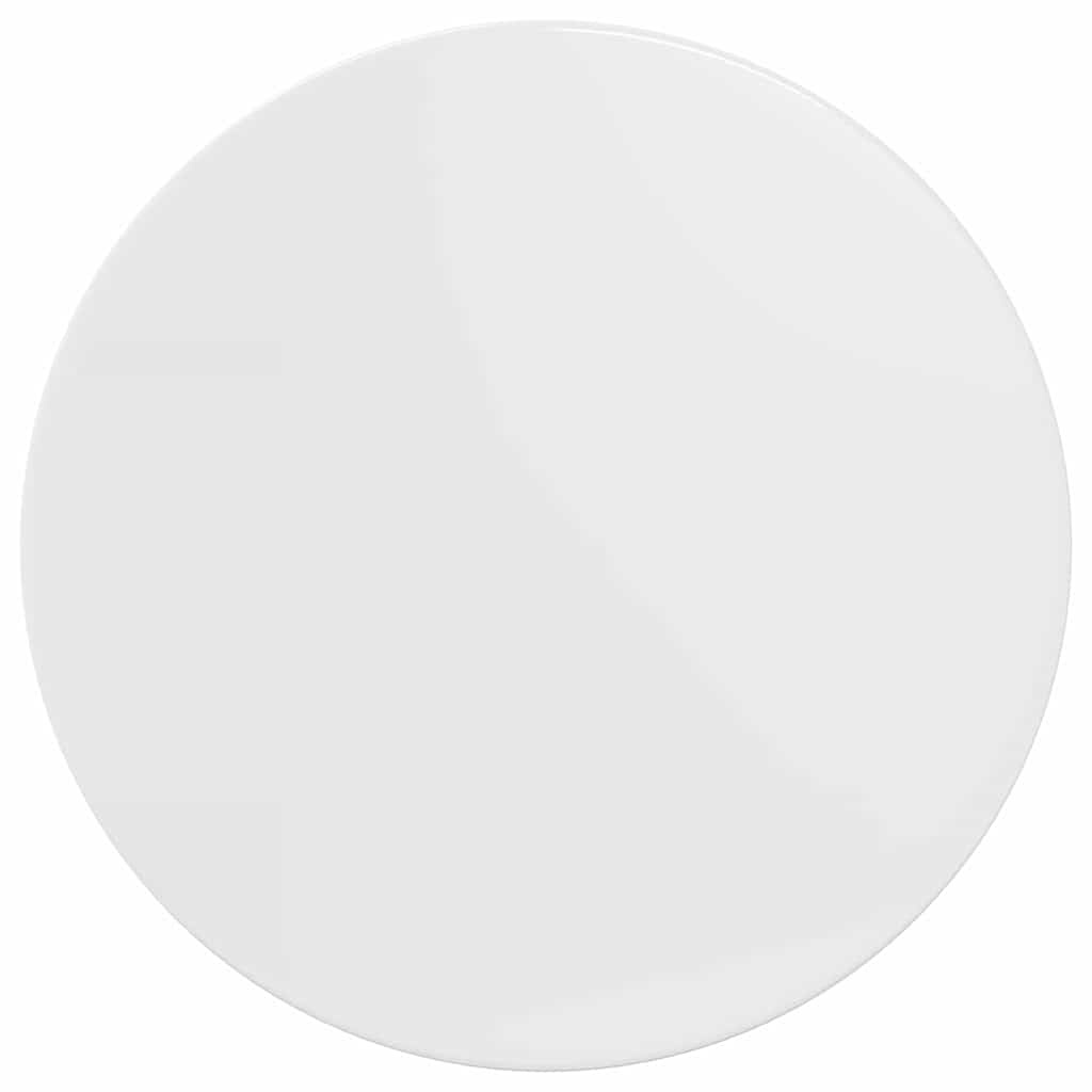 VidaXL Tafelblad Hoogglans wit 70 x 70 x 1.5 cm Bewerkt hout