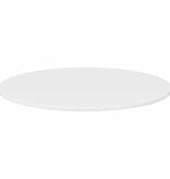 VidaXL Tafelblad Hoogglans wit 70 x 70 x 1.5 cm Bewerkt hout