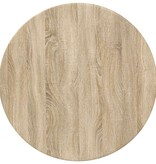 VidaXL Tafelblad Sonoma eiken 70 x 70 x 1.5 cm Bewerkt hout