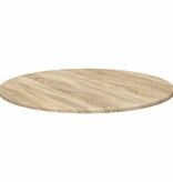VidaXL Tafelblad Sonoma eiken 70 x 70 x 1.5 cm Bewerkt hout