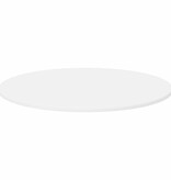 VidaXL Tafelblad Wit 70 x 70 x 1.5 cm Bewerkt hout