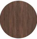VidaXL Tafelblad bruin eikenkleur 60 x 60 x 1.5 cm Bewerkt hout