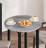 VidaXL Tafelblad Grijs sonoma 60 x 60 x 1.5 cm Bewerkt hout