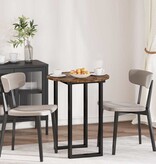 VidaXL Tafelblad Gerookt eiken 60 x 60 x 1.5 cm Bewerkt hout