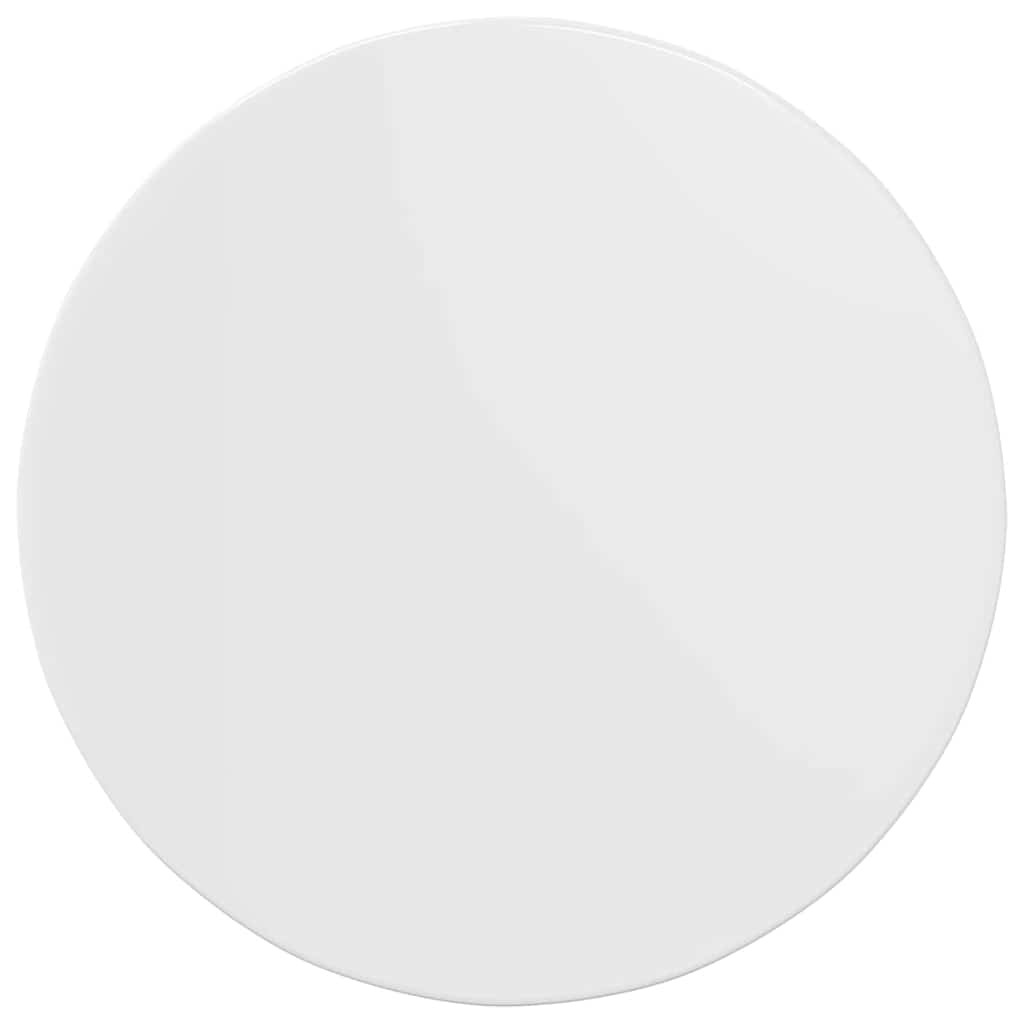 VidaXL Tafelblad Hoogglans wit 60 x 60 x 1.5 cm Bewerkt hout