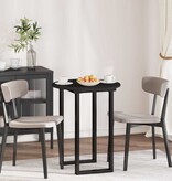 VidaXL Tafelblad Zwart 60 x 60 x 1.5 cm Bewerkt hout