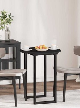 VidaXL Tafelblad Zwart 60 x 60 x 1.5 cm Bewerkt hout