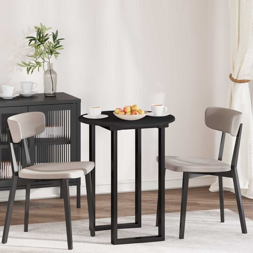 VidaXL Tafelblad Zwart 60 x 60 x 1.5 cm Bewerkt hout