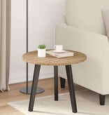 VidaXL Tafelblad artisanaal eikenkleurig 50 x 50 x 1.5 cm Bewerkt hout