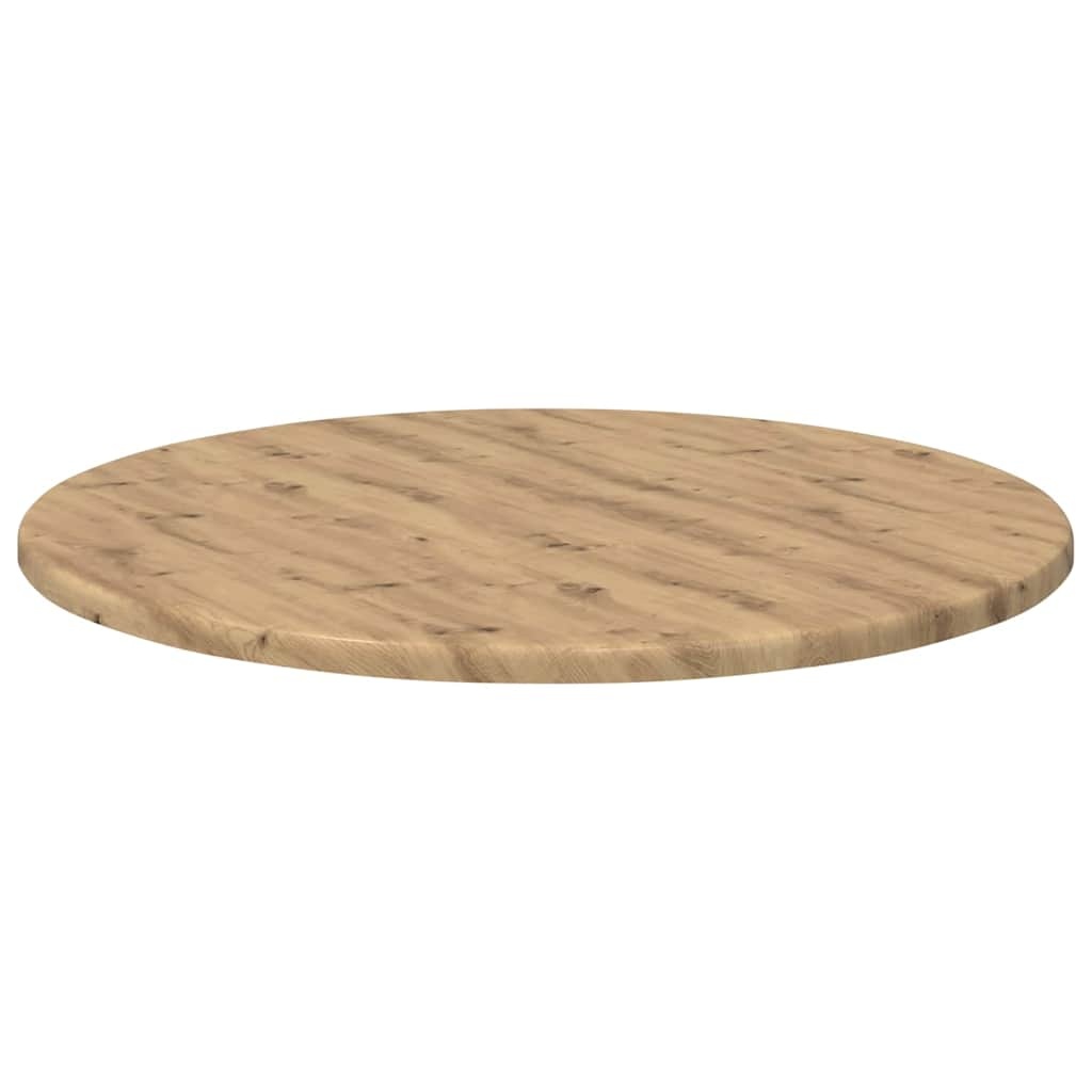 VidaXL Tafelblad artisanaal eikenkleurig 50 x 50 x 1.5 cm Bewerkt hout