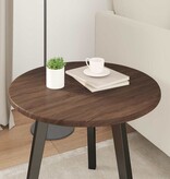 VidaXL Tafelblad bruin eikenkleur 50 x 50 x 1.5 cm Bewerkt hout