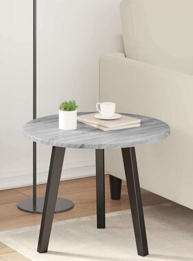 VidaXL Tafelblad Grijs sonoma 50 x 50 x 1.5 cm Bewerkt hout