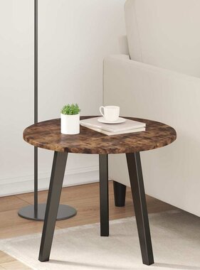 VidaXL Tafelblad Gerookt eiken 50 x 50 x 1.5 cm Bewerkt hout