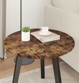 VidaXL Tafelblad Gerookt eiken 50 x 50 x 1.5 cm Bewerkt hout