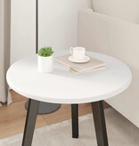 VidaXL Tafelblad Wit 50 x 50 x 1.5 cm Bewerkt hout