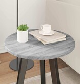 VidaXL Tafelblad Grijs sonoma 40 x 40 x 1.5 cm Bewerkt hout