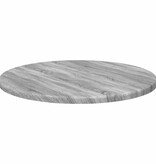 VidaXL Tafelblad Grijs sonoma 40 x 40 x 1.5 cm Bewerkt hout